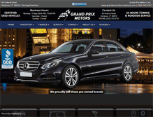 Tablet Screenshot of grandprixmotorsusedcars.com